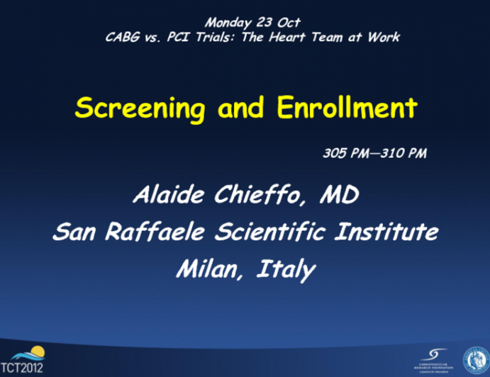 Screening and Enrollment