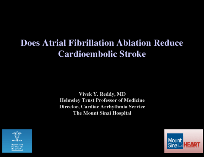 Does Atrial Fibrillation Ablation Reduce Cardioembolic Stroke?