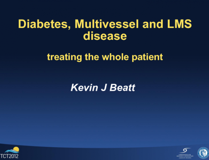 Diabetes Mellitus, Multivessel, and Left Main Disease: Not So Fast, PCI for Many!