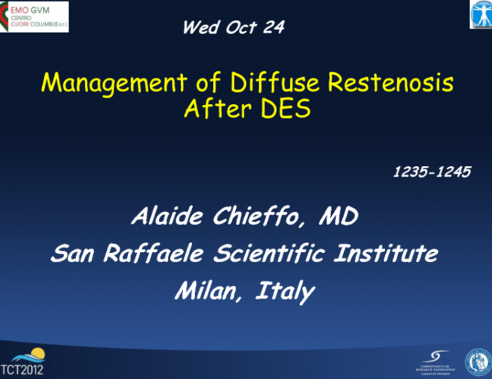 Management of Diffuse Restenosis After DES