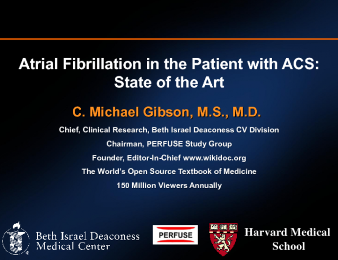 Strategies for the ACS Patient with Chronic Atrial Fibrillation