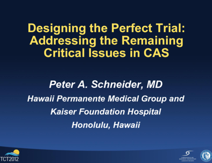Designing the Perfect Trial: Addressing the Remaining Critical Issues in CAS