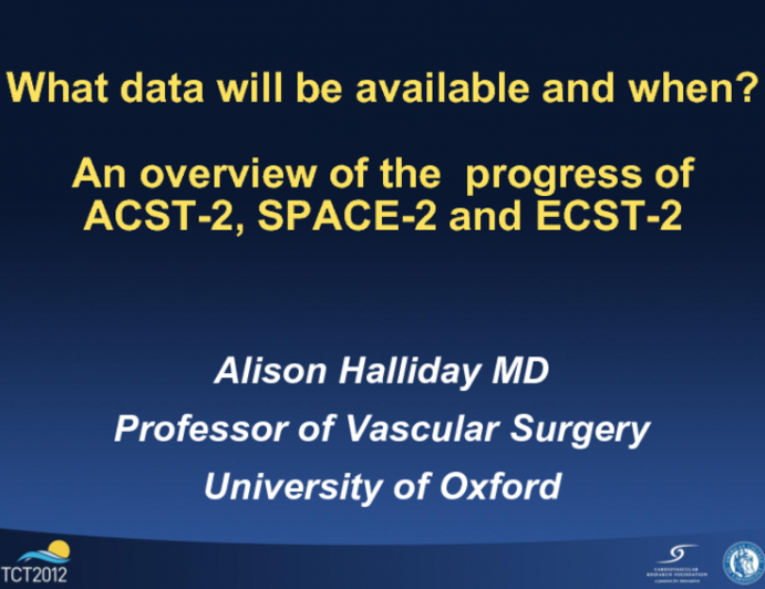 What Data Will Be Available and When? An Overview of the Progress of ACST 2, SPACE 2, and ECST 2 Studies