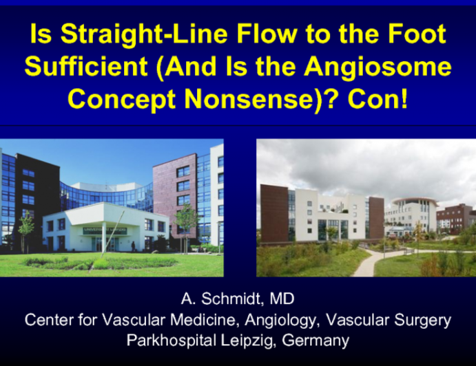 Debate II. Is Straight-Line Flow to the Foot Sufficient (And Is the Angiosome Concept Nonsense)? Con!