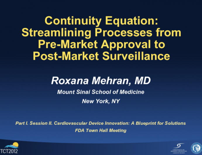 Continuity Equation: Streamlining Processes from Pre-Market Approval to Post-Market Surveillance