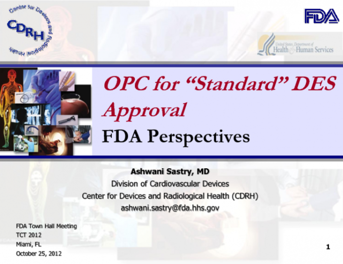 FDA's Perspective