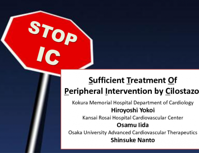 STOP-IC: A Prospective, Randomized Trial of Cilostazol after Endovascular Treatment of Femoropopliteal Lesions