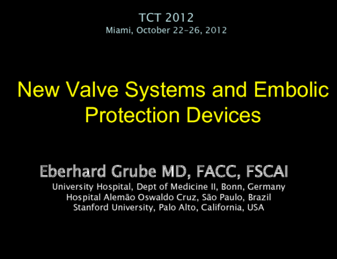 Futuristic TAVR Devices and Cerebral Protection