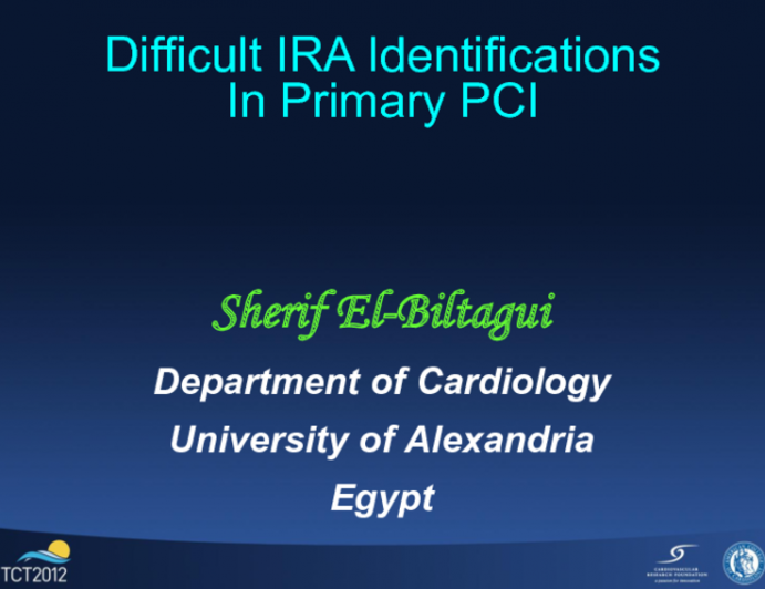 Primary PCI for AMI: Which Is the Infarct Artery?