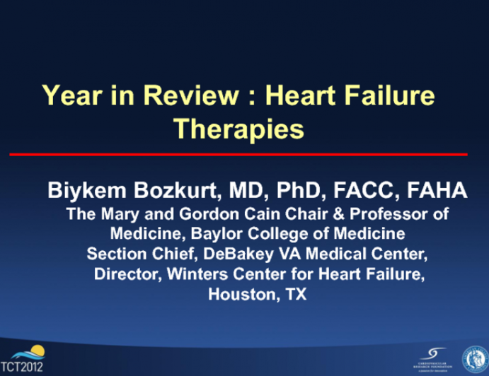 Year in Review: Heart Failure Therapies