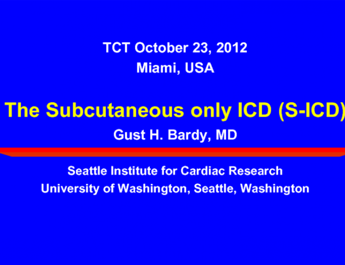 Subcutaneous Defibrillators