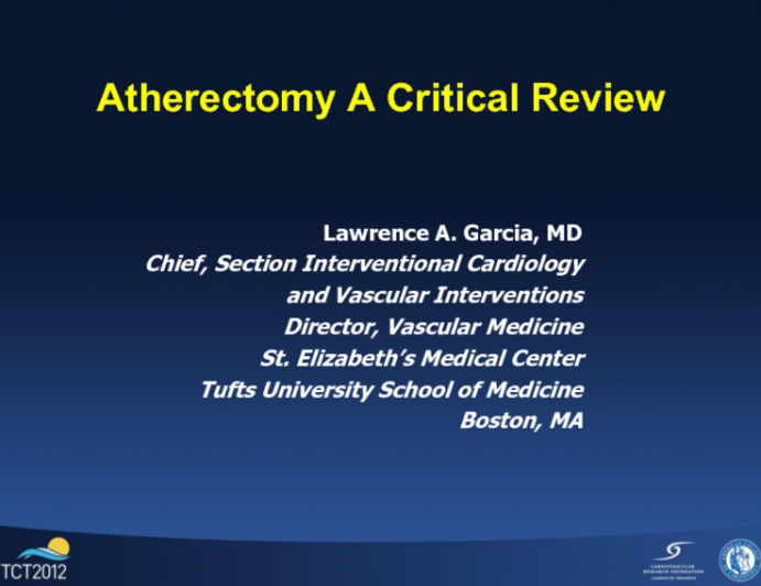 Femoropopliteal Atherectomy: A Critical Appraisal