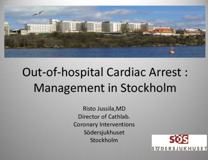 Cardiac Arrest at an Outside Hospital, Management in Stockholm