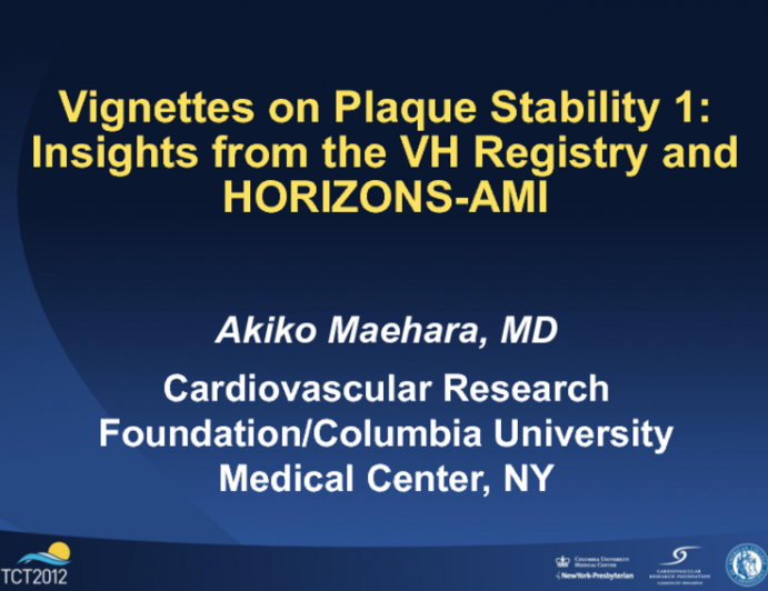 Vignettes on Plaque Stability 1: Insights from the VH Registry and HORIZONS-AMI