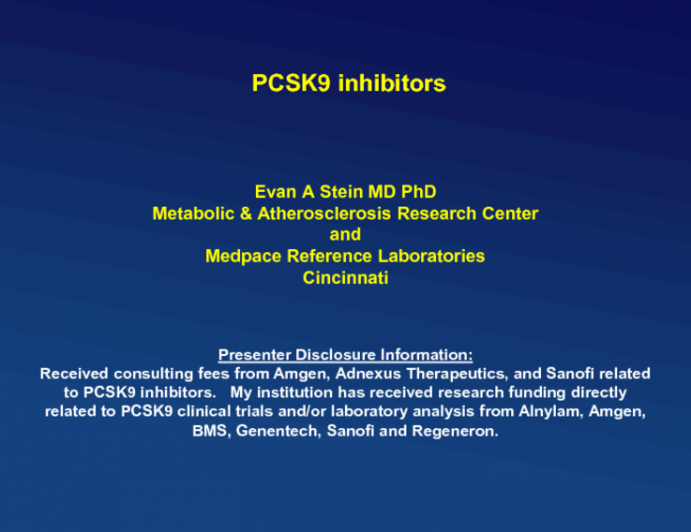 PCSK9 Inhibitors: The Holy Grail?