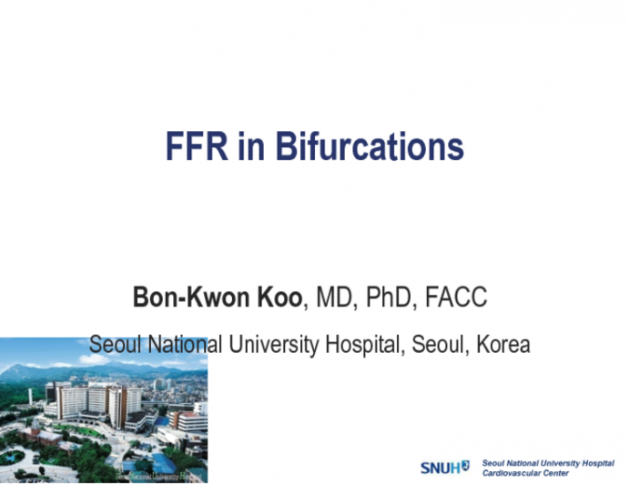 Case 1: FFR in Bifurcations