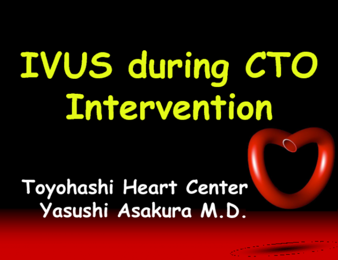 IVUS During CTO Intervention