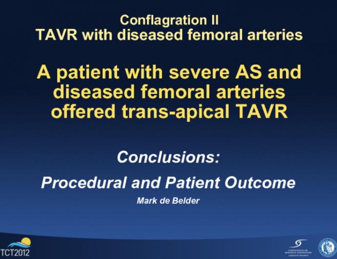 Case Presentation Conclusion: Procedural and Patient Outcomes