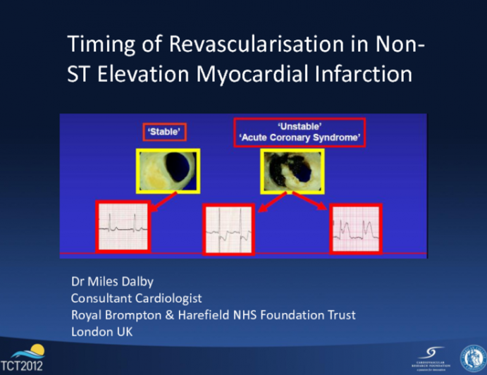 Case Presentation Introduction: A Patient with Acute Coronary Syndrome Undergoing Immediate PCI