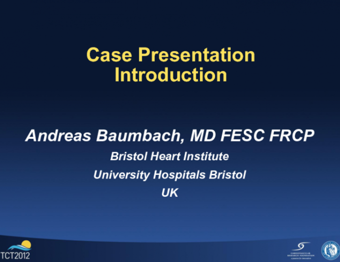 Case Presentation Introduction: Patient Undergoes Primary Angioplasty and is Found To Have Lesions in Two Non-Infarct-Related Arteries