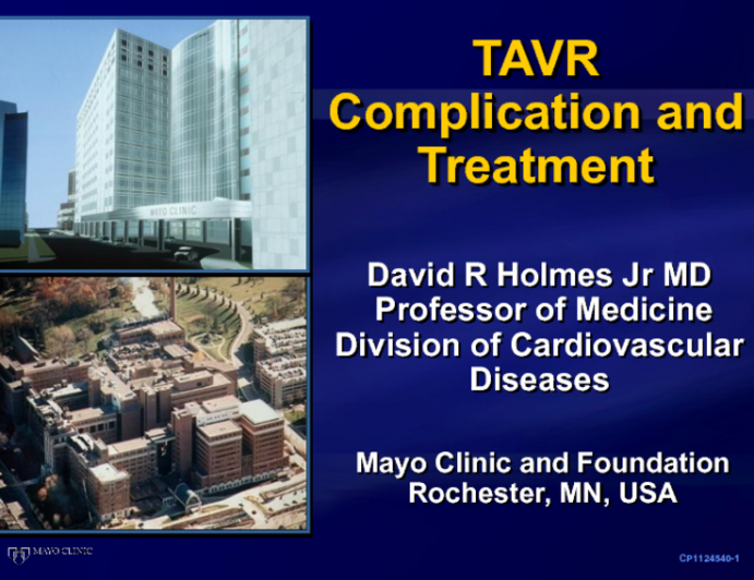 Case Presentation: A Terrible Vascular Complication