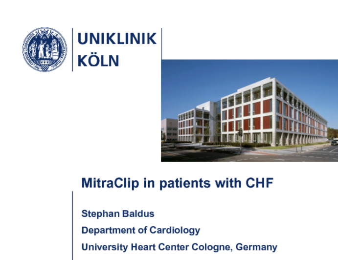 MitraClip in Patients with CHF