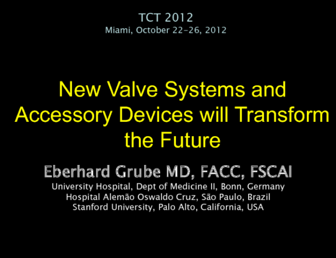 TVT Goes Viral: New Valve Systems and Accessory Devices Will Transform the Future