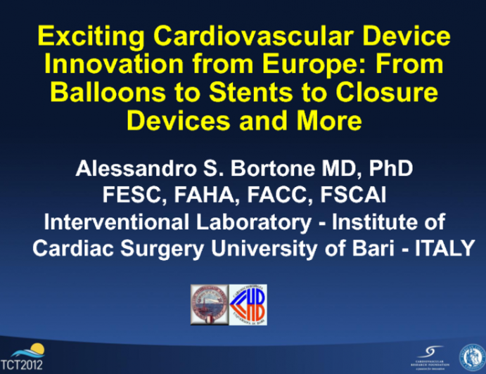 Exciting Cardiovascular Device Innovation from Europe: From Balloons to Stents to Closure Devices and More