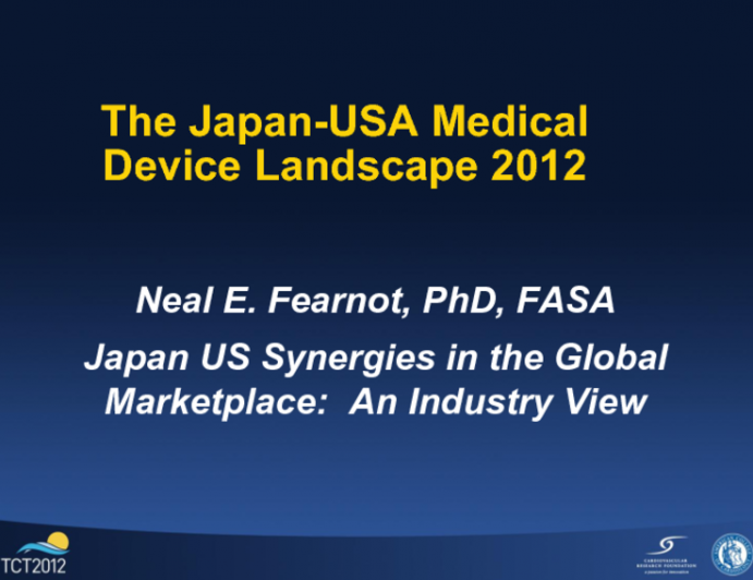 Japan-US Synergies in the Global Marketplace: An Industry View