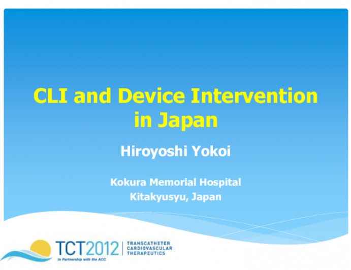 CLI and Device Intervention in Japan