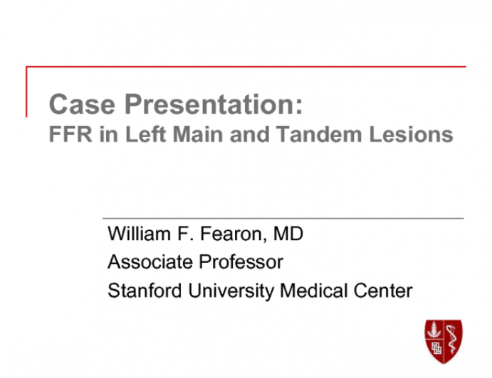 Complex Left Main PCI with FFR at Multiple Steps