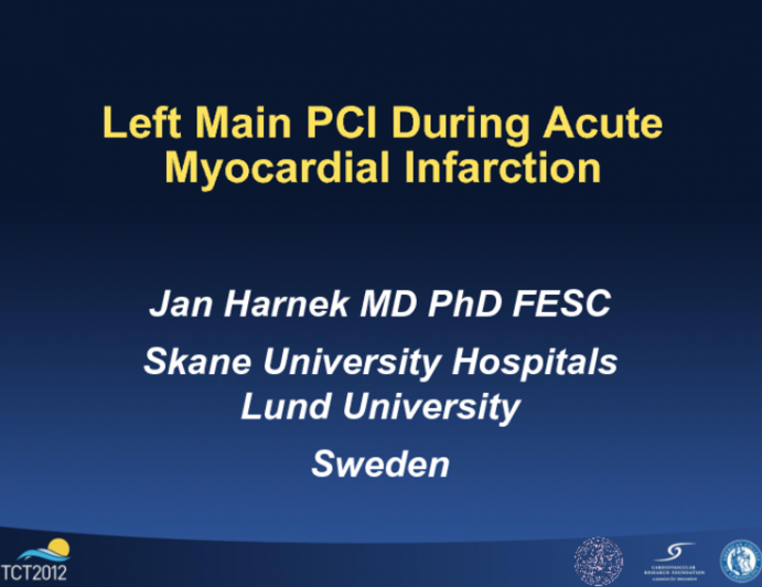 Left Main PCI During Acute Myocardial Infarction