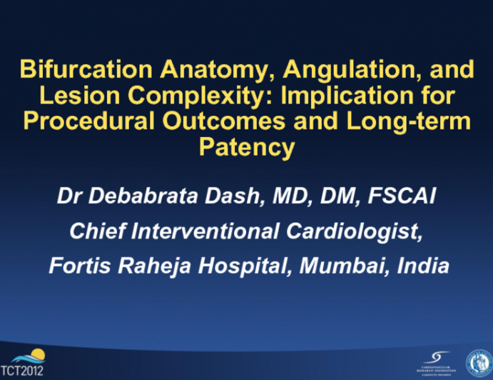 Bifurcation Anatomy, Angulation, and Lesion Complexity: Implications for Procedural Outcomes and Long-term Patency