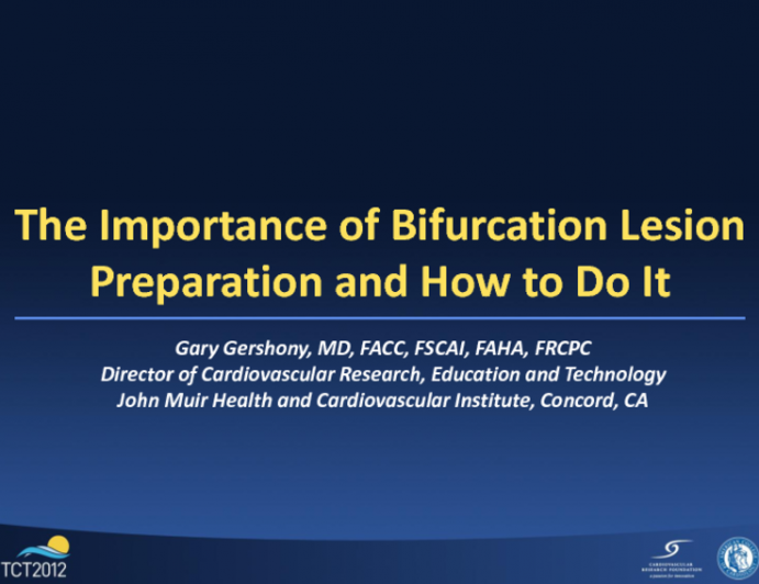 The Importance of Bifurcation Lesion Preparation and How to Do It