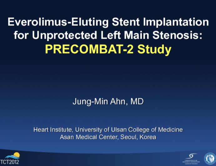 Are the Outcomes of Left Main Stenting Improving with Second Generation Stents? Results of PRECOMBAT-2