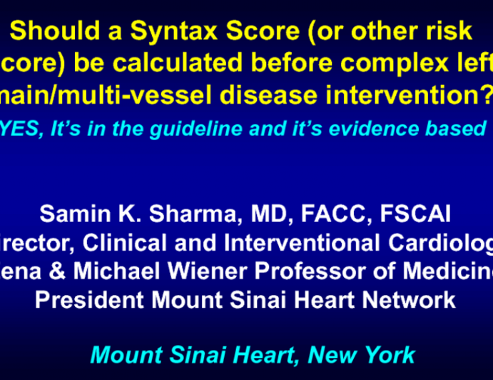 Yes: It's in the Guidelines, and It's Evidence-Based!