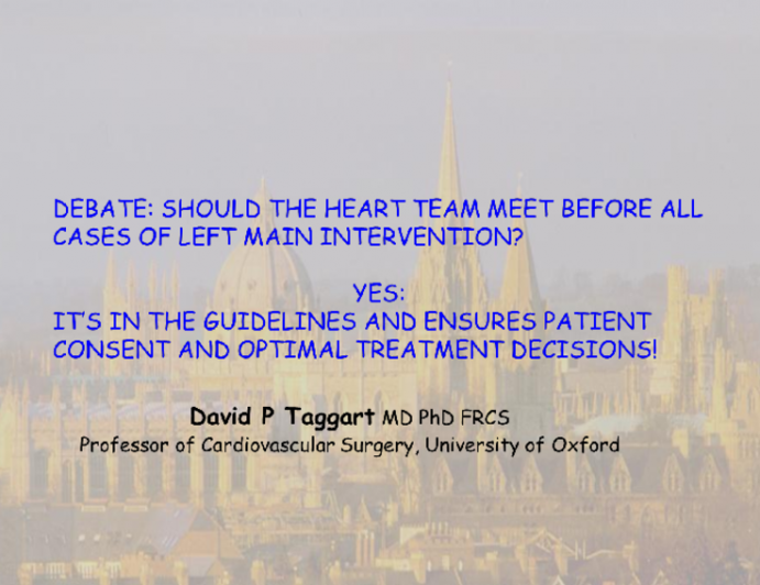 Yes: It's in the Guidelines and Ensures Patient Consent and Optimal Treatment Decisions!