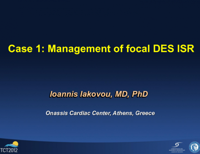 Case 1: Management of Focal DES ISR