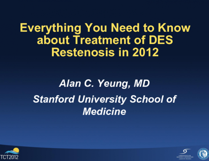 Update: Everything You Need to Know about Treatment of Restenosis in 2012