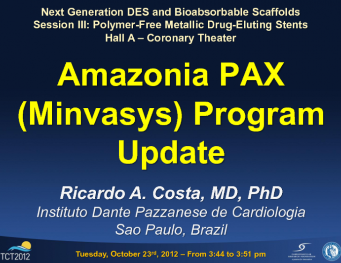 Amazonia Pax (MINVASYS) Program Update