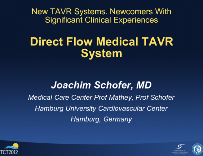 Direct Flow Medical TAVR System