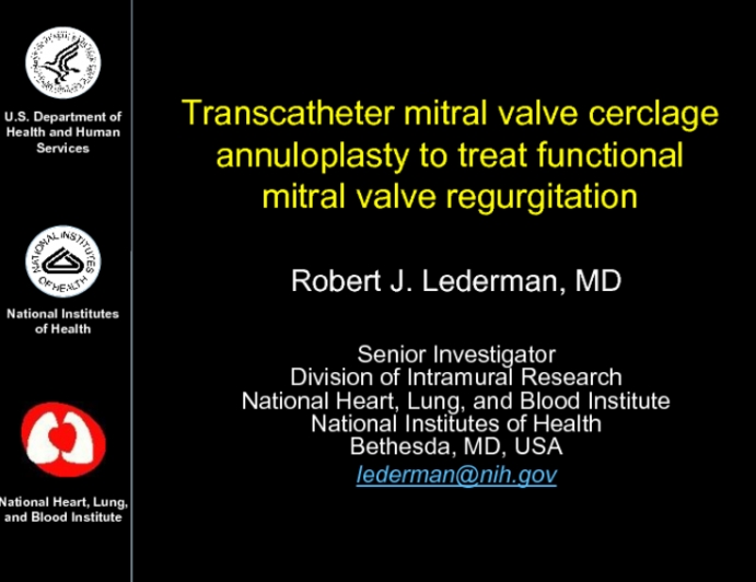 Mitral Valve Cerclage: Concept and Practicality