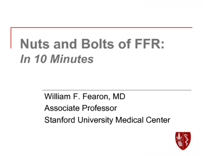 Coronary Physiology and FFR