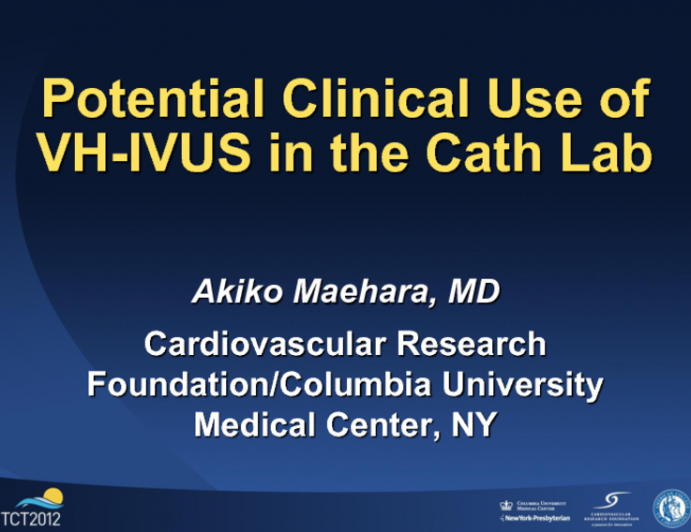 Case 7: Potential Clinical Use of VH-IVUS in the Cath Lab