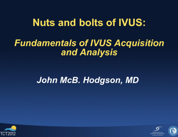 Fundamentals of IVUS Acquisition and Analysis