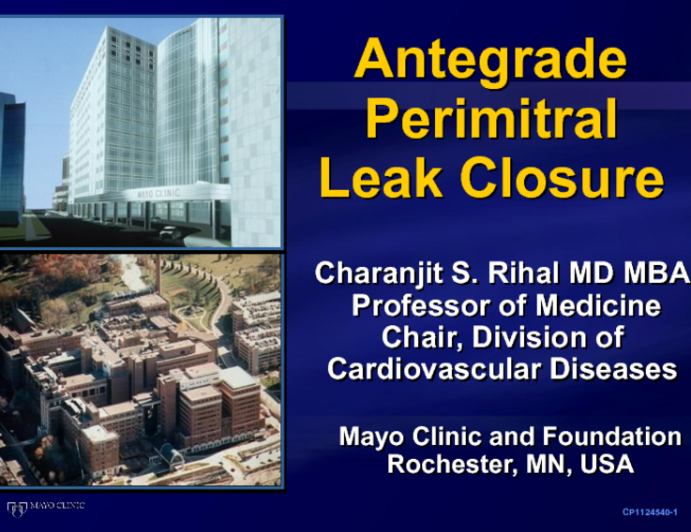 Step-by-Step Case: Percutaneous Closure of Mitral Paravalvular Leak: Anterograde Approach