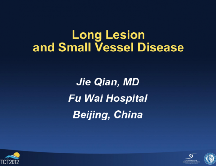 Case Presentation: Long Lesion and Small Vessel Disease