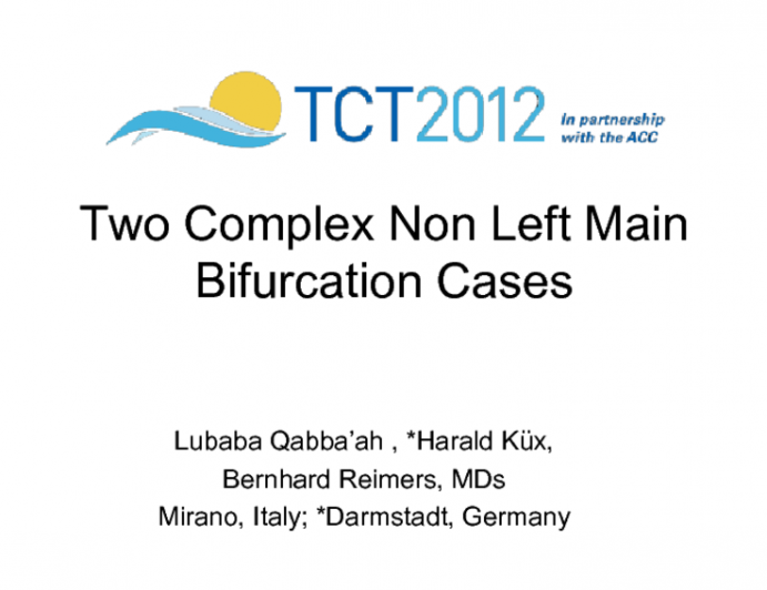 Two Complex Non-Left Main Bifurcation Cases: My Solutions(2)