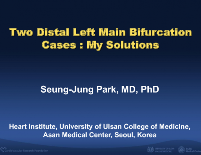 Two Distal Left Main Bifurcation Cases: My Solutions