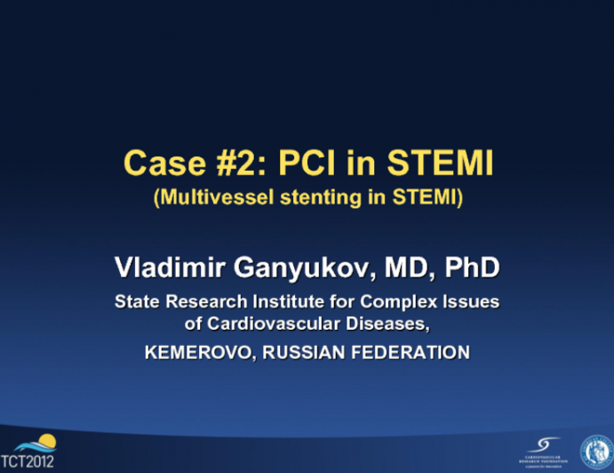 Case 2: PCI in STEMI